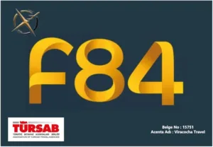 The board reading F84, at Sabiha Gökçen Airport (SAW)