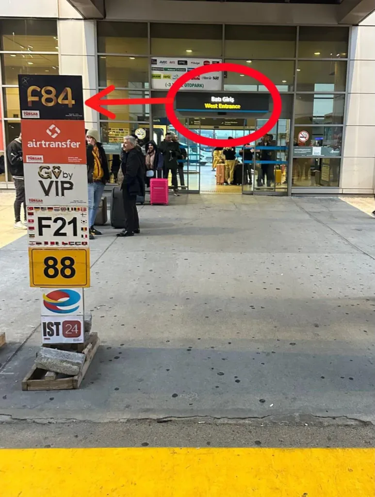 Where we meet you at Sabiha Gökçen Airport (SAW)