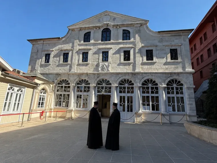 The Church of St George at the Ecumenical Patriarchate in Fener, seen from the courtyard