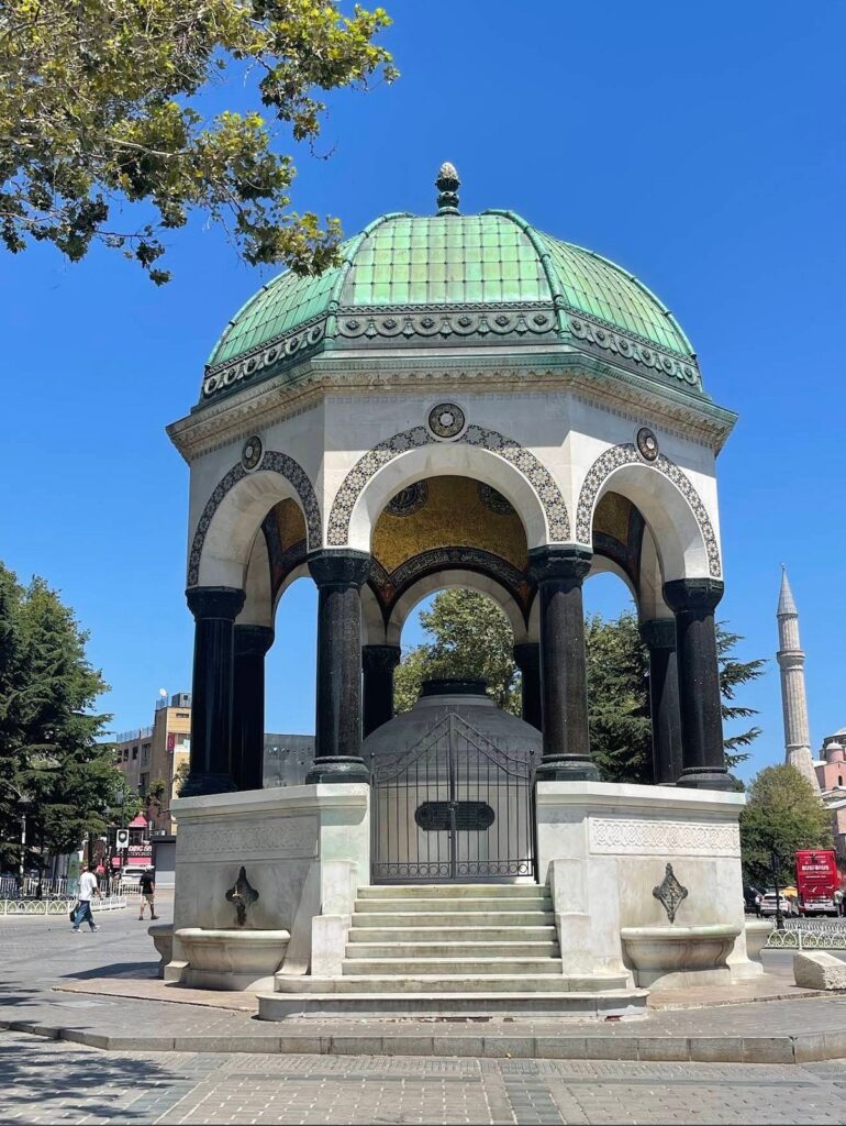 Where we meet you at The German Fountain (Alman Çeşmesi)